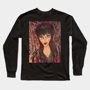 Elvira's Haunted Hills Cassandra Peterson Long Sleeve T-Shirt